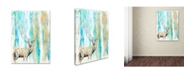 Trademark Global Michelle Faber 'Deer Tree' Canvas Art - 47" x 35" x 2"